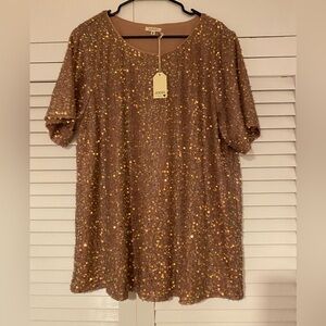 JODIFL sequin top
